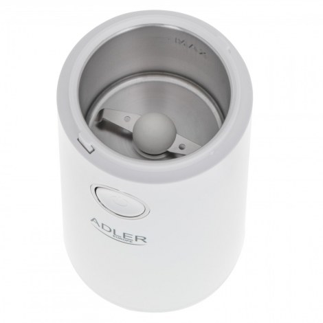 Adler | AD 4446ws | Coffee Mill | 150 W | Coffee beans capacity 75 g | Number of cups pc(s) | White - 3